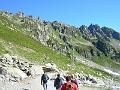 Group hiking in Aiguilles Rouges 2